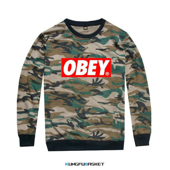 Kungfubasket 1302 - Sweatshirt Obey Camo [R. 1]