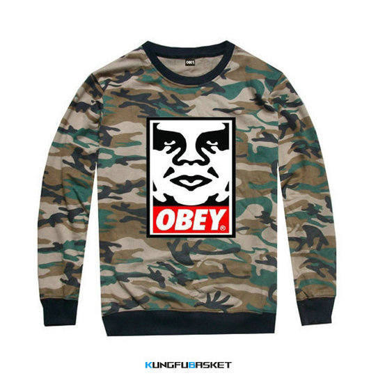 Kungfubasket 1303 - Sweatshirt Obey Camo [R. 2]