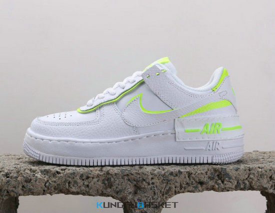 Kungfubasket Wmns Air Force 1 Shadow White/Electric fr205069